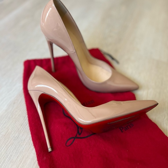 Christian Louboutin So Kate 120mm Pumps Patent Blush Leather - Picture 4 of 12